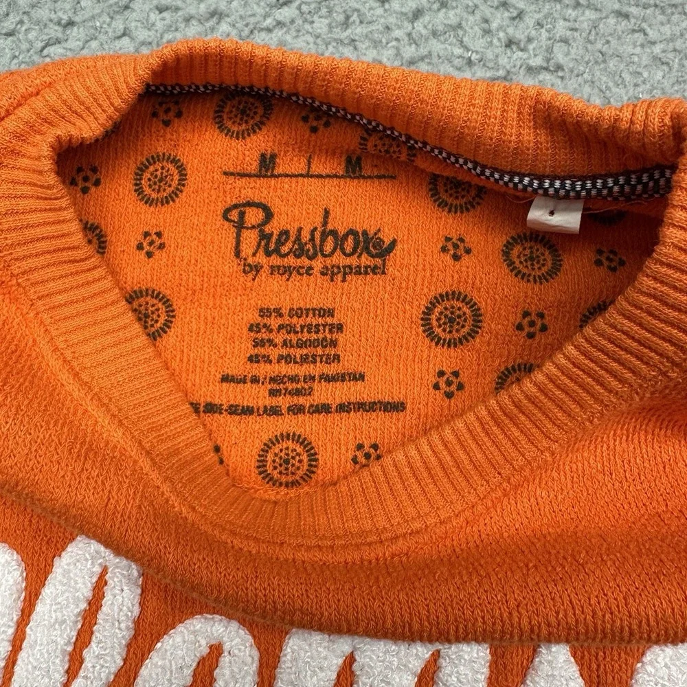 Pressbox 65F65SS5 Womens Medium Clemson University Tigers Crewneck Sweatshirt